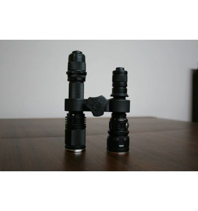 Montura arma luneta lanterna