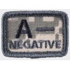 Emblema grupa sanguina cu arici (velcro)