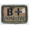 Emblema grupa sanguina cu arici (velcro)