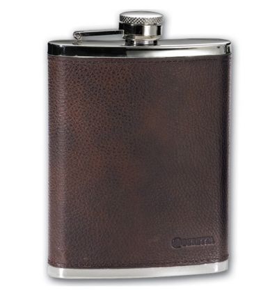 Recipient bautura inox cu piele