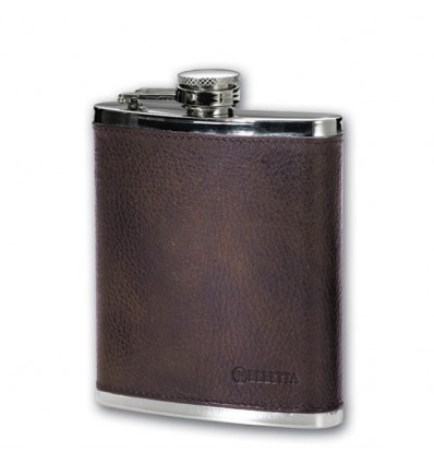 Recipient bautura inox cu piele