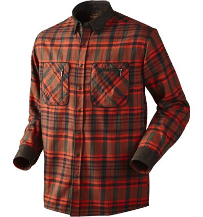 Pajala shirt Colour Bright red check
